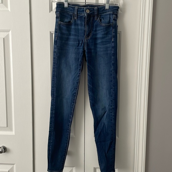 American Eagle Outfitters Denim - American Eagle AE High Rise Jegging Vibrant Blue Denim Size 2